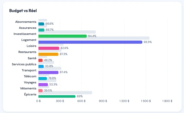 Budget analytics and financial trends